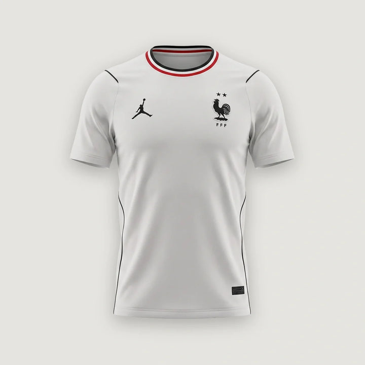 France – Maillot Édition Spéciale 2026/27 – Blanc, Noir & Rouge