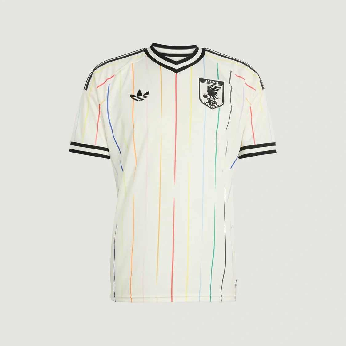 Japon – Maillot Extérieur Coupe du Monde 2026 – Blanc Cassé, Noir, Multicolore