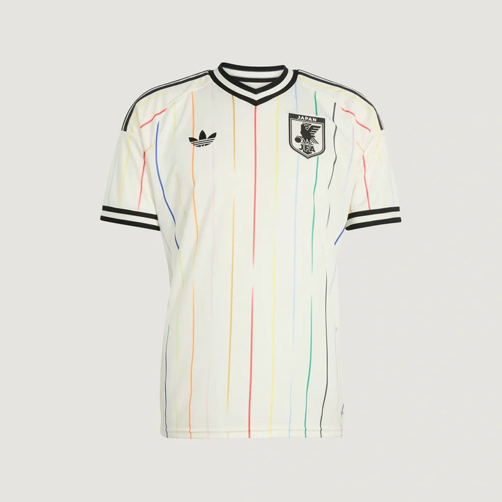 Japon – Maillot Extérieur Coupe du Monde 2026 – Blanc Cassé, Noir, Multicolore