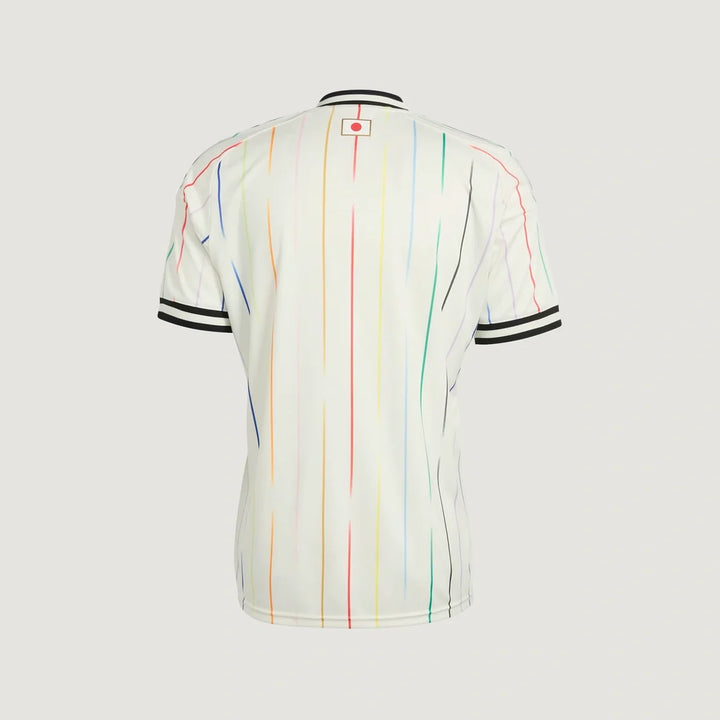 Japon – Maillot Extérieur Coupe du Monde 2026 – Blanc Cassé, Noir, Multicolore