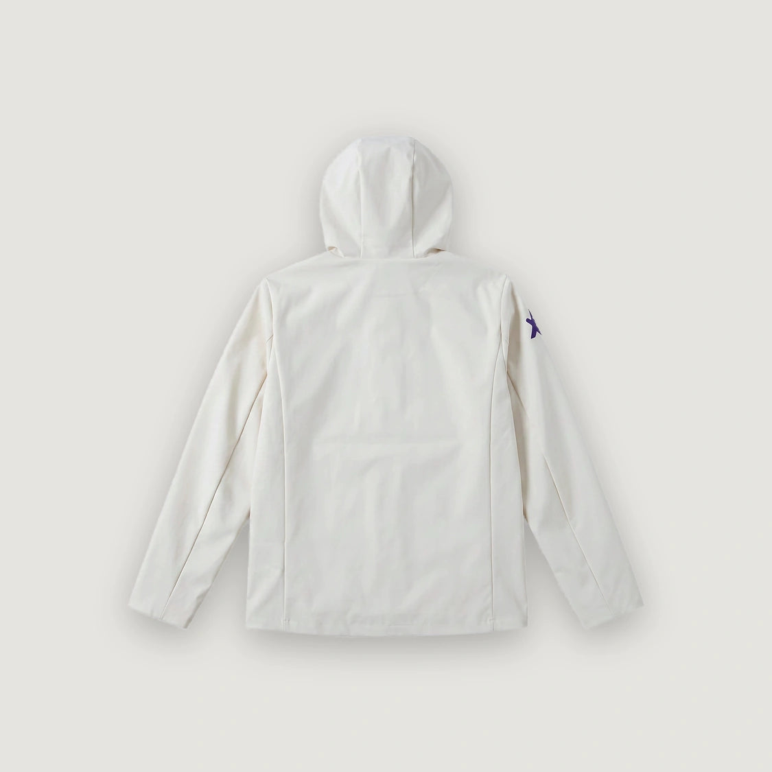 Brésil – Veste Coupe-Vent à Capuche – Blanc Cassé