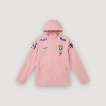 Brésil – Veste Coupe-Vent à Capuche – Rose